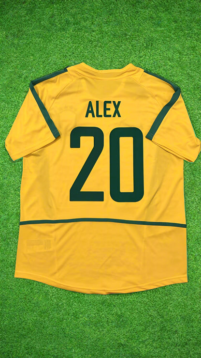 Alex de Souza #20 Fenerbahce Legend Brazil Retro Football Jersey Formasi Trikot