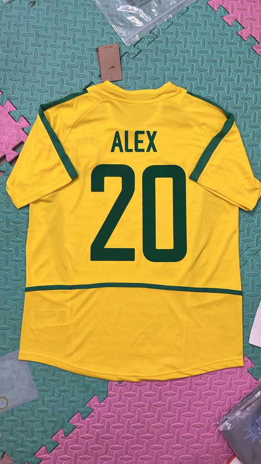 Alex de Souza Fenerbahce Legend Brazil Retro Football Jersey Formasi Trikot