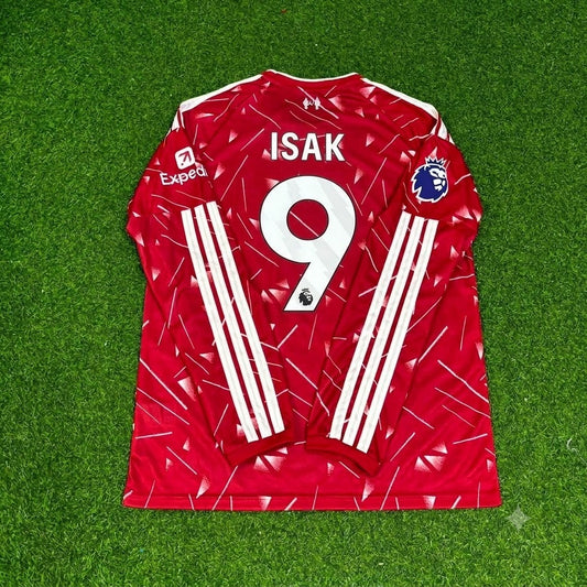 Alexander Isak Liverpool 2027 New Season Long Sleeve Home Football Jersey Kit