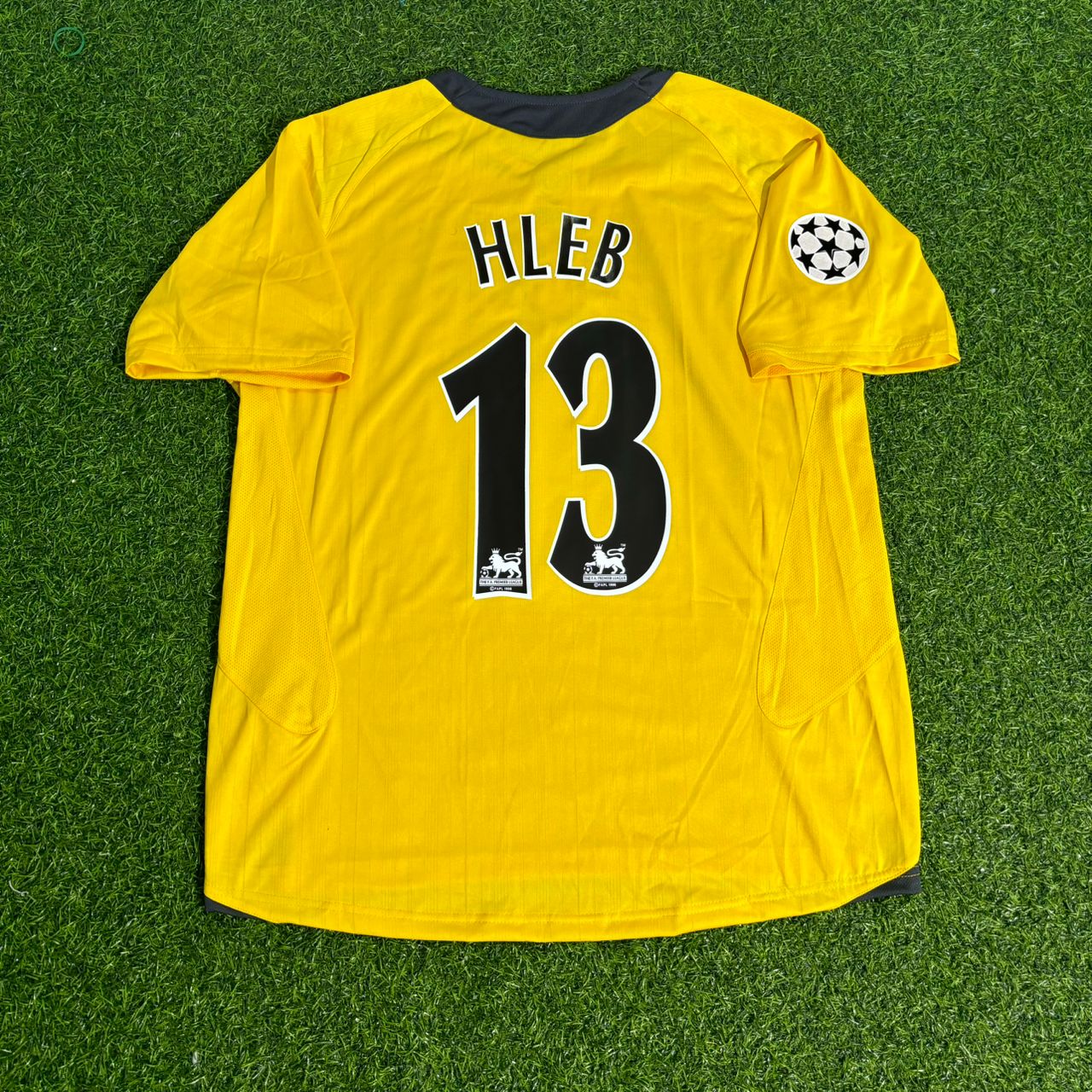 Alexander Hleb 13 - Arsenal 2005/06 Yellow Retro Kit Jersey Trikot Maillot Maglia