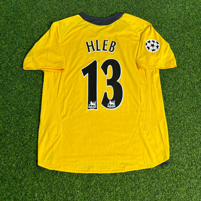 Alexander Hleb 13 - Arsenal 2005/06 Yellow Retro Kit Jersey Trikot Maillot Maglia