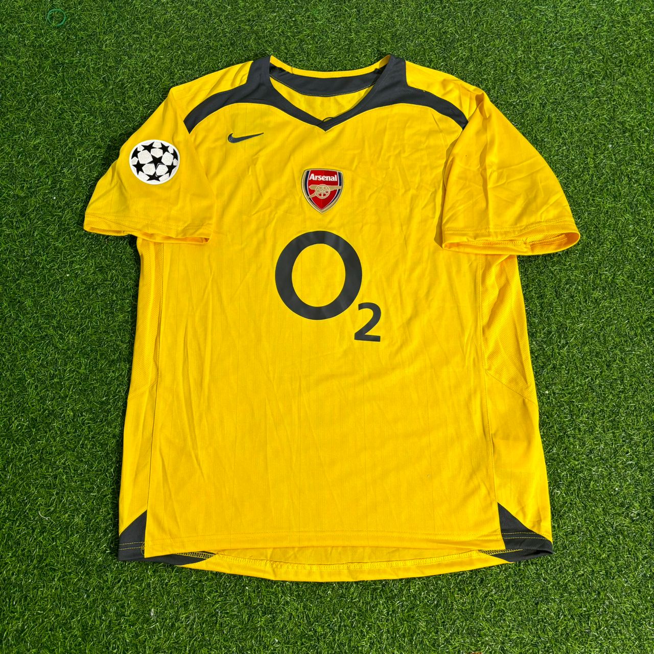 Alexander Hleb 13 - Arsenal 2005/06 Yellow Retro Kit Jersey Trikot Maillot Maglia