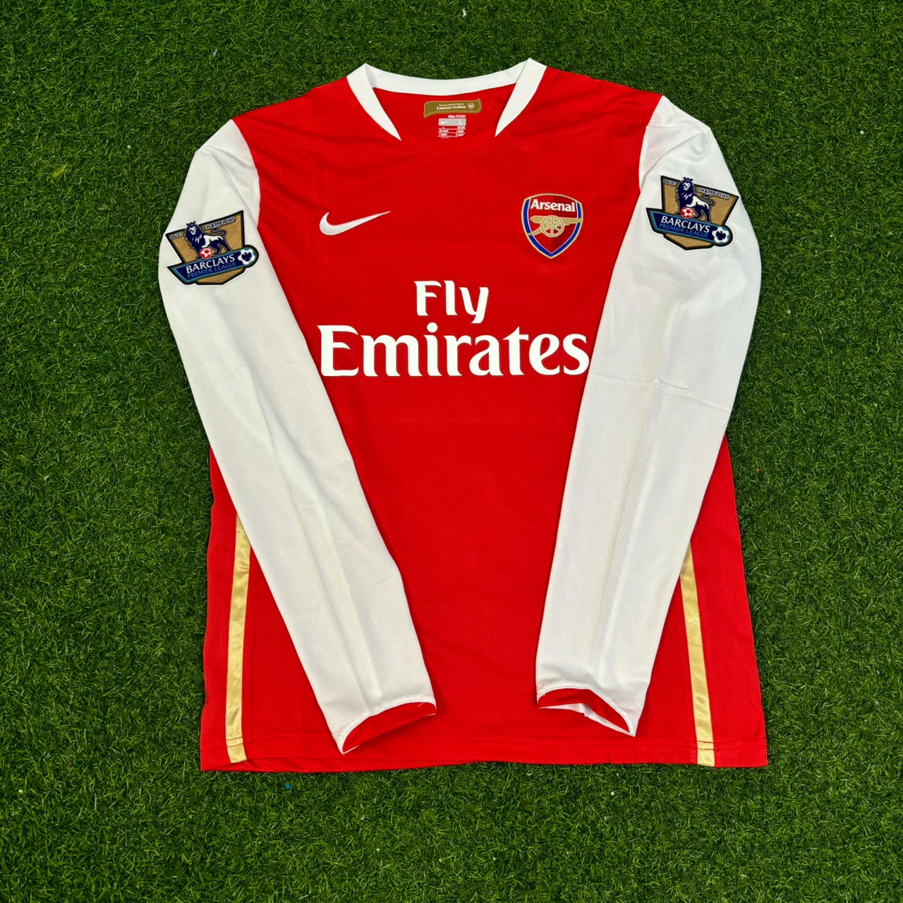 Alexander Hleb #13 Arsenal 2006 2007 Home Long Sleeve Retro Jersey