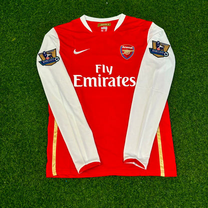 Alexander Hleb #13 Arsenal 2006 2007 Home Long Sleeve Retro Jersey