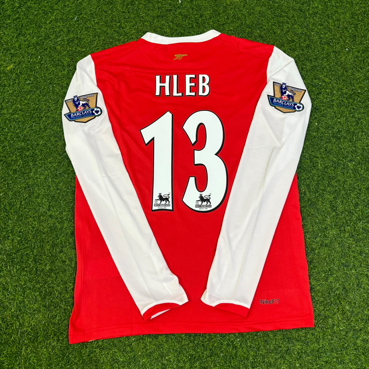 Alexander Hleb #13 Arsenal 2006 2007 Home Long Sleeve Retro Jersey