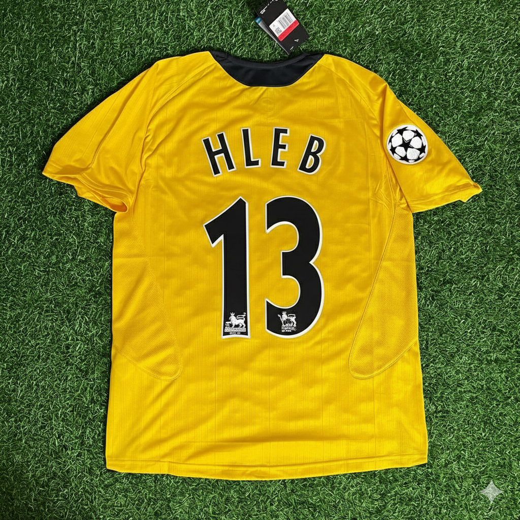 Thierry Henry 14 – Arsenal 2005/06 Gelbes Retro-Trikot Trikot Maillot Maglia