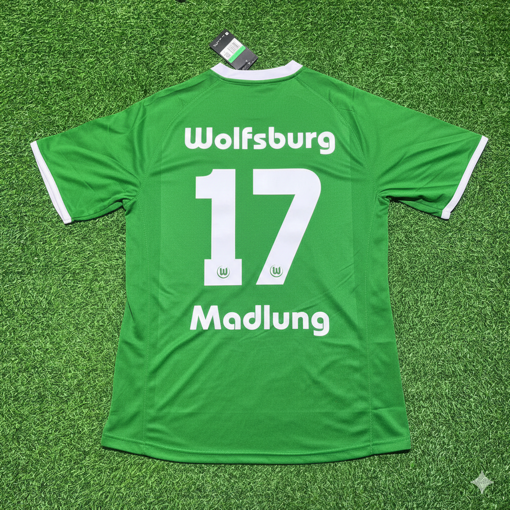 Alexander Madlung VfL Wolfsburg 2008/2009 Meisterjahr Fußballtrikot