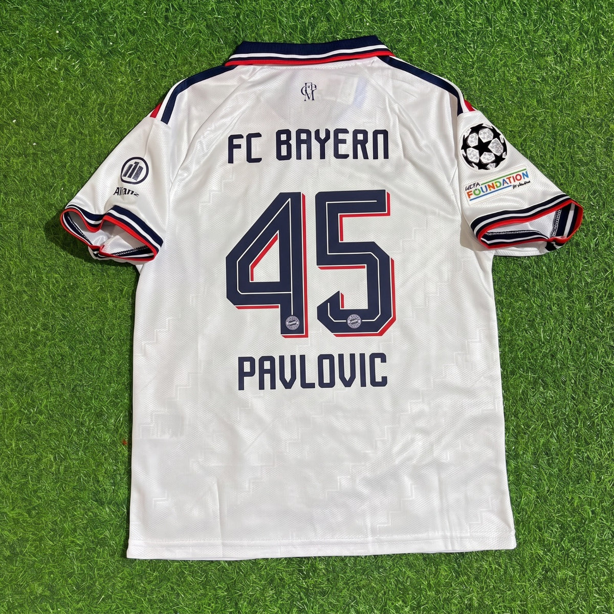 Aleksander Pavlovic #45 Bayern Munich 2026/2027 New Season Away New Season Football Jersey Kit