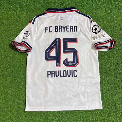 Aleksander Pavlovic #45 Bayern Munich 2026/2027 New Season Away New Season Football Jersey Kit
