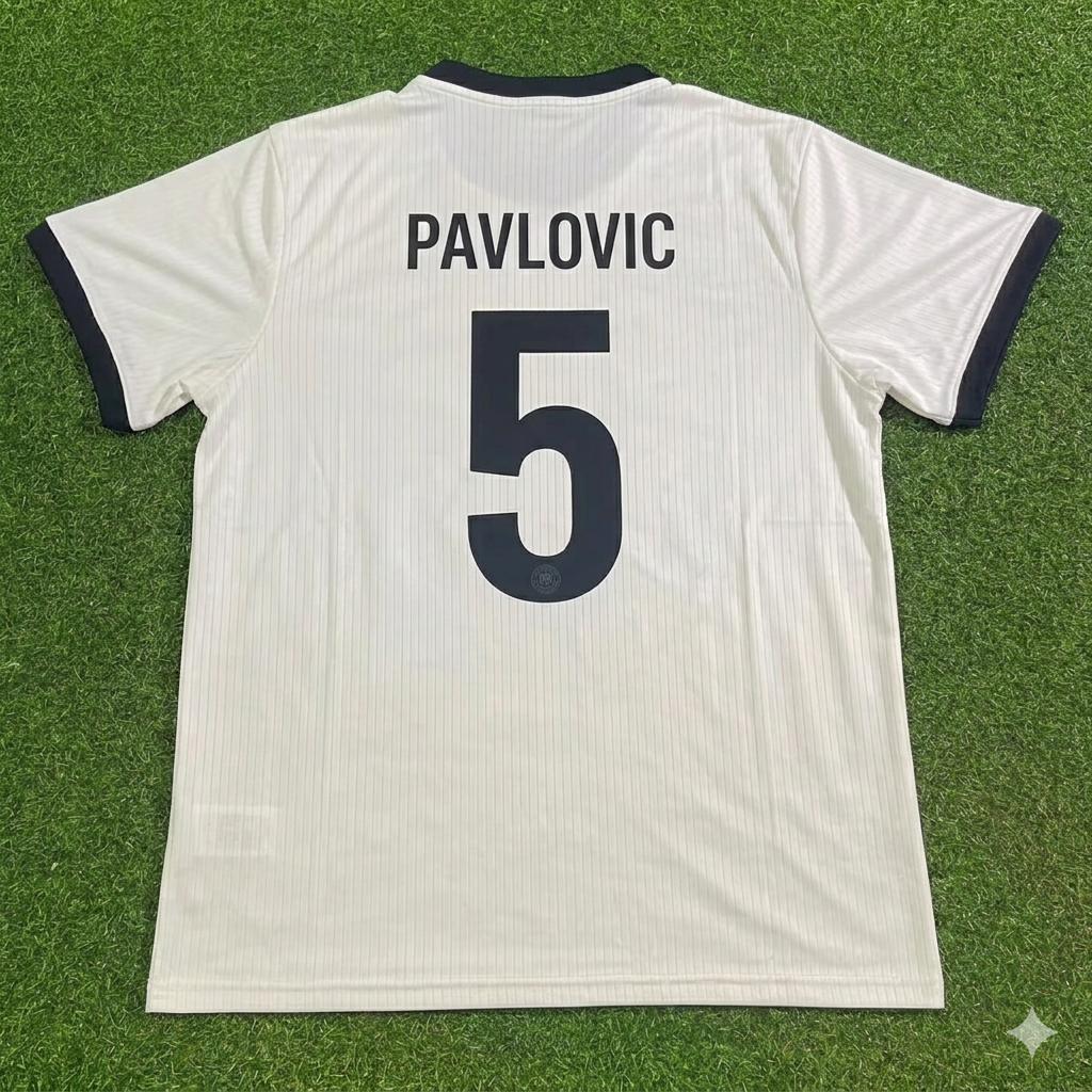Aleksandar Pavlovic Germany 125 Year Special White Football Jersey