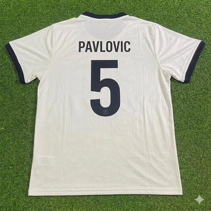Aleksandar Pavlovic Germany 125 Year Special White Football Jersey