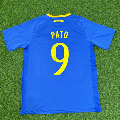 Alexandre Pato Brazil 2010 World Cup Retro Blue Jersey Trikot