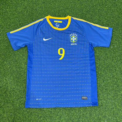 Alexandre Pato Brazil 2010 World Cup Retro Blue Jersey Trikot