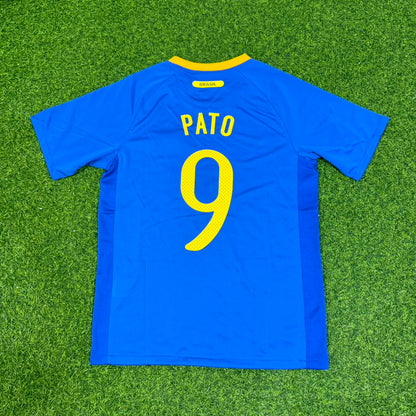 Alexandre Pato Brazil 2010 World Cup Retro Blue Jersey Trikot