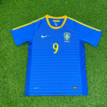 Alexandre Pato Brazil 2010 World Cup Retro Blue Jersey Trikot