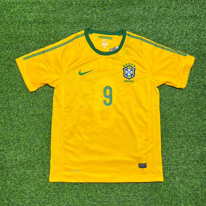 Alexandre Pato Brazil 2010 World Cup Retro Yellow Jersey Trikot