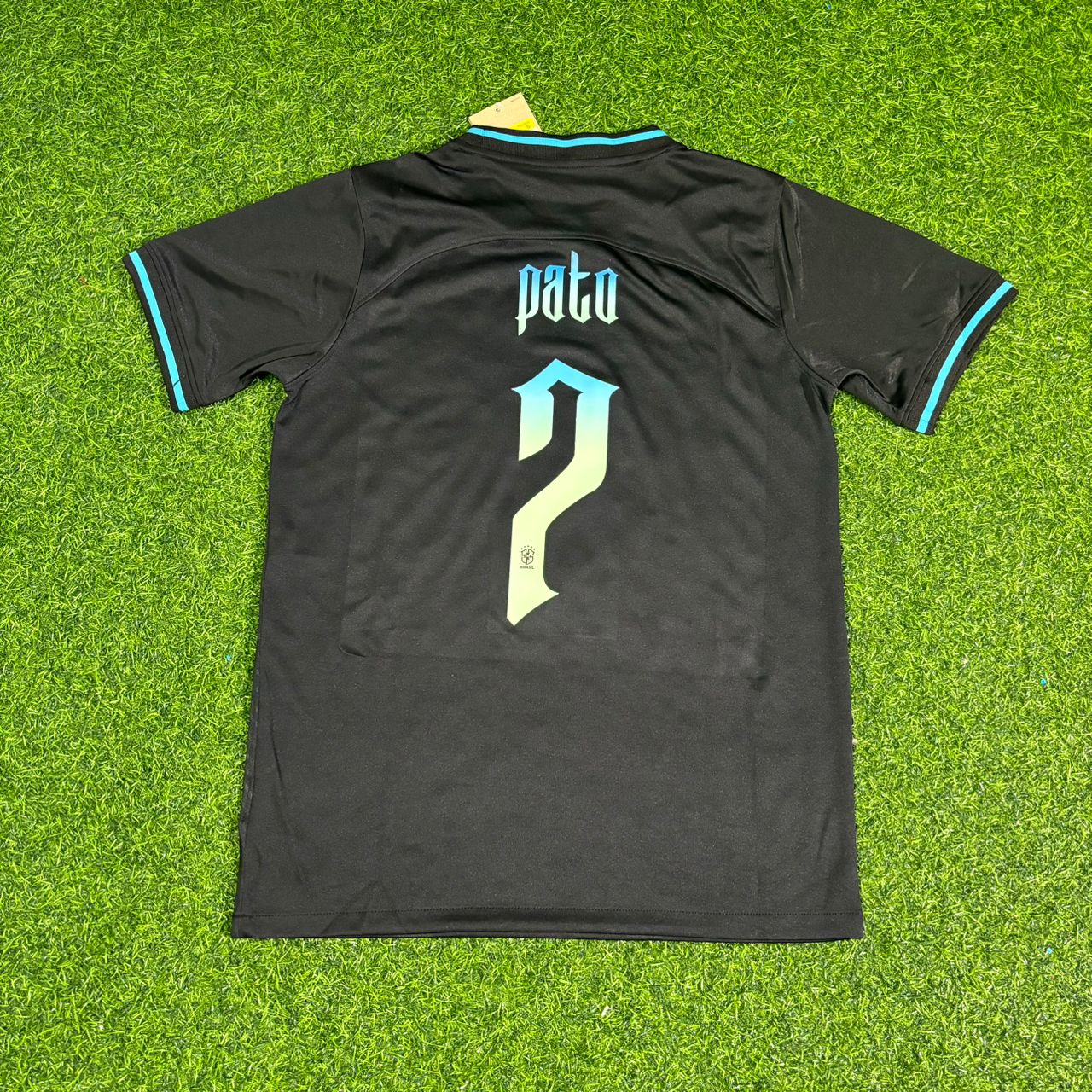 Alexandre Pato Brazil Black Iconic Retro Football Jersey