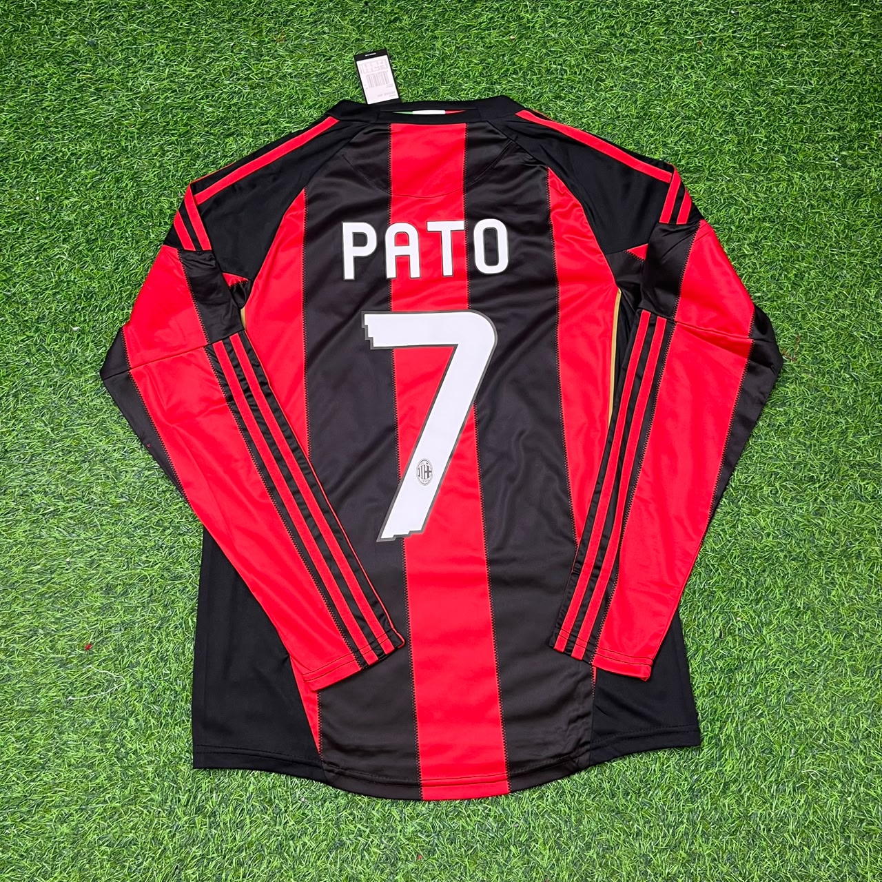 Alexandre Pato AC Milan 2010-2011 Home Long Sleeve Retro Football Jersey