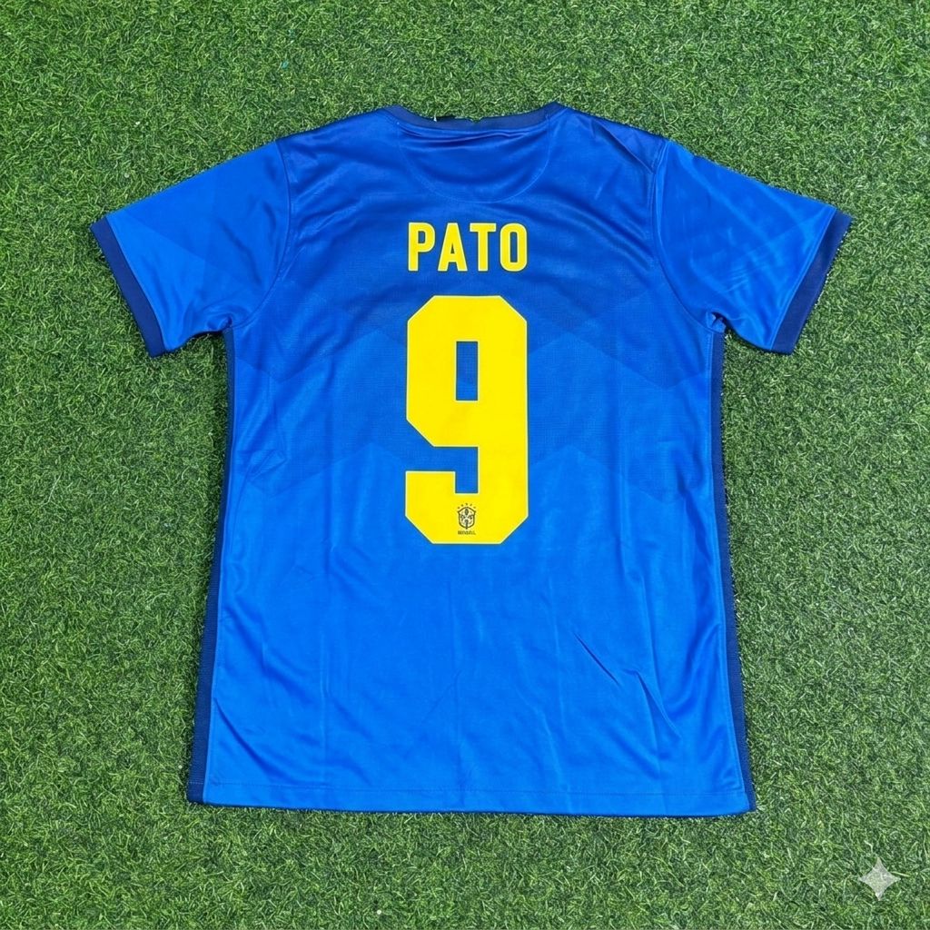Alexandre Pato Brazil Blue Football Jersey Trikot Maillot