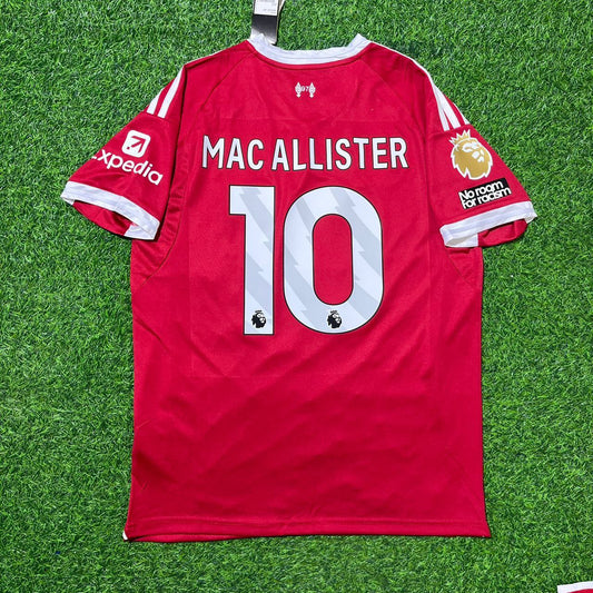 Alexis Mac Allister Liverpool 2025/26 Home Football Jersey Kit