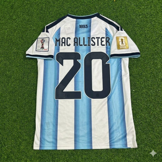 Alexis Mac Allister Argentina 2026 World Cup Football Jersey Kit