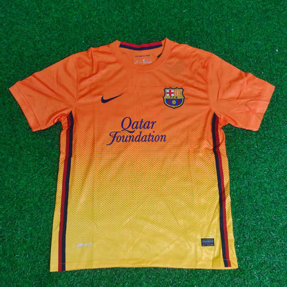 Alexis Sanchez 9 – Barcelona 2012–2013 Orange Retro Kit Jersey – | Trikot | Maillot Soccer Shirt
