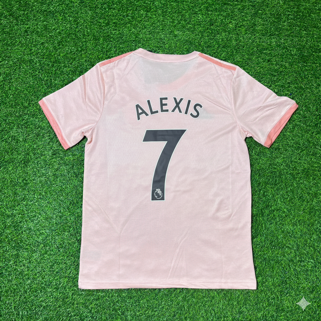 Alexis Sanchez Manchester United 2018/19 Pink Retro Football Jersey Kit
