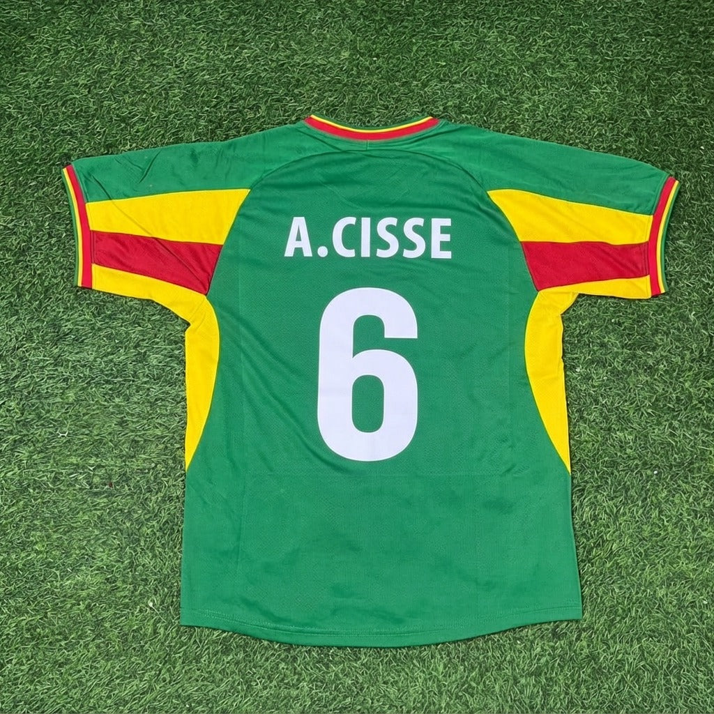 Aliou Cisse Senegal 2002 World Cup Retro Jersey Trikot Maillot