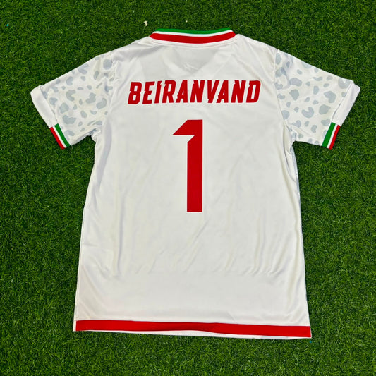 Alireza Beiranvand Iran Goalkeeper World Cup 2026 Home Football Jersey Shirt Trikot Maillot