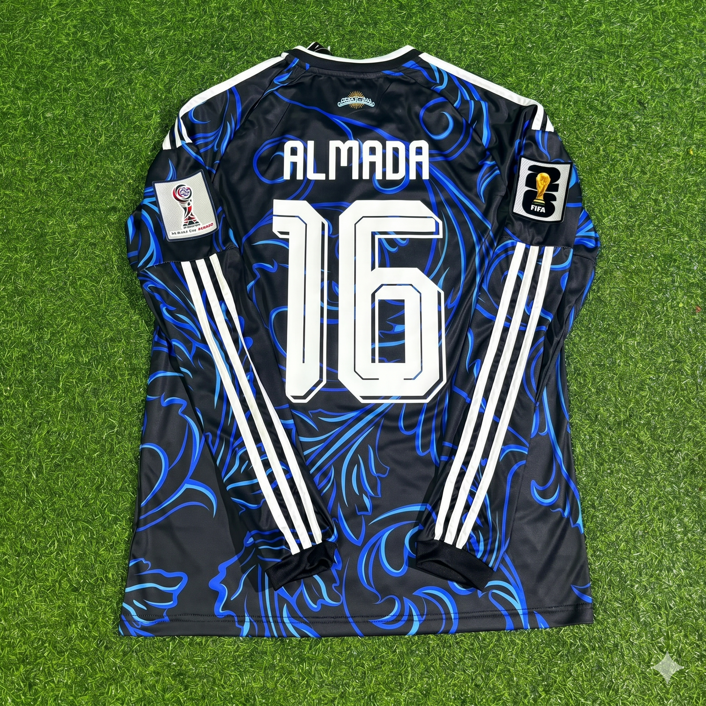 Maillot de football à manches longues Thiago Almada Argentine Coupe du Monde 2026
