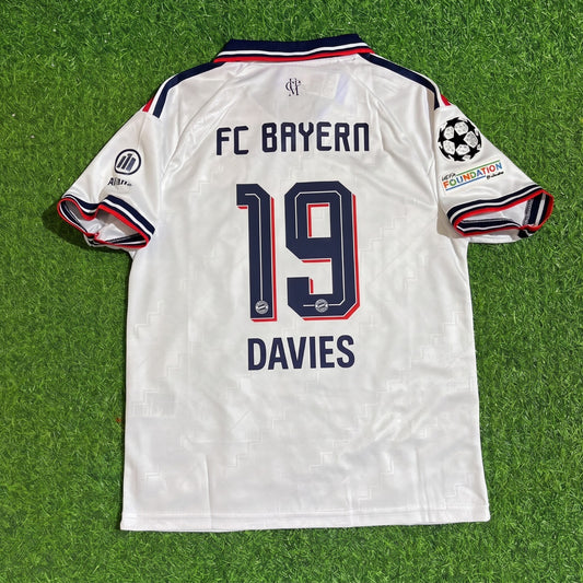 Alphonso Davies #19 Bayern Munich 2026/2027 New Season Away New Season Football Jersey Kit