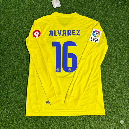 (Kopya) Santi Cazorla 8 Villarreal CF 2008/2009 Long Sleeve Retro Football Jersey