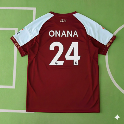 Amadou Onana 24- Aston Villa 2026 Home New season Jersey Trikot Maillot