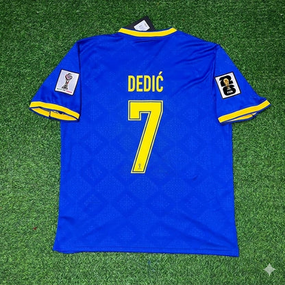 Amar Dedic Bosnia and Herzegovina 2026 World Cup Blue Football Jersey