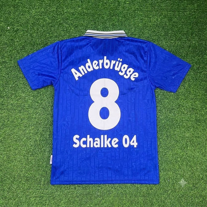 Ingo Anderbrügge Schalke 04 1996-1997 Heim Retro Fußballtrikot