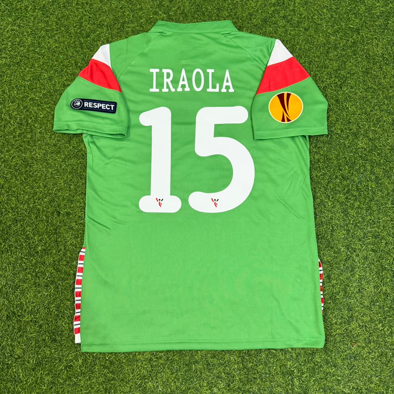 Andoni Iraola Athletic Bilbao 2012 UEFA Final Retro Football Jersey Kit