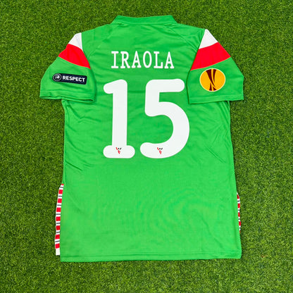 Andoni Iraola Athletic Bilbao 2012 UEFA Final Retro Football Jersey Kit