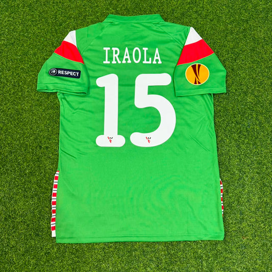 Andoni Iraola Athletic Bilbao 2012 UEFA Final Retro Football Jersey Kit