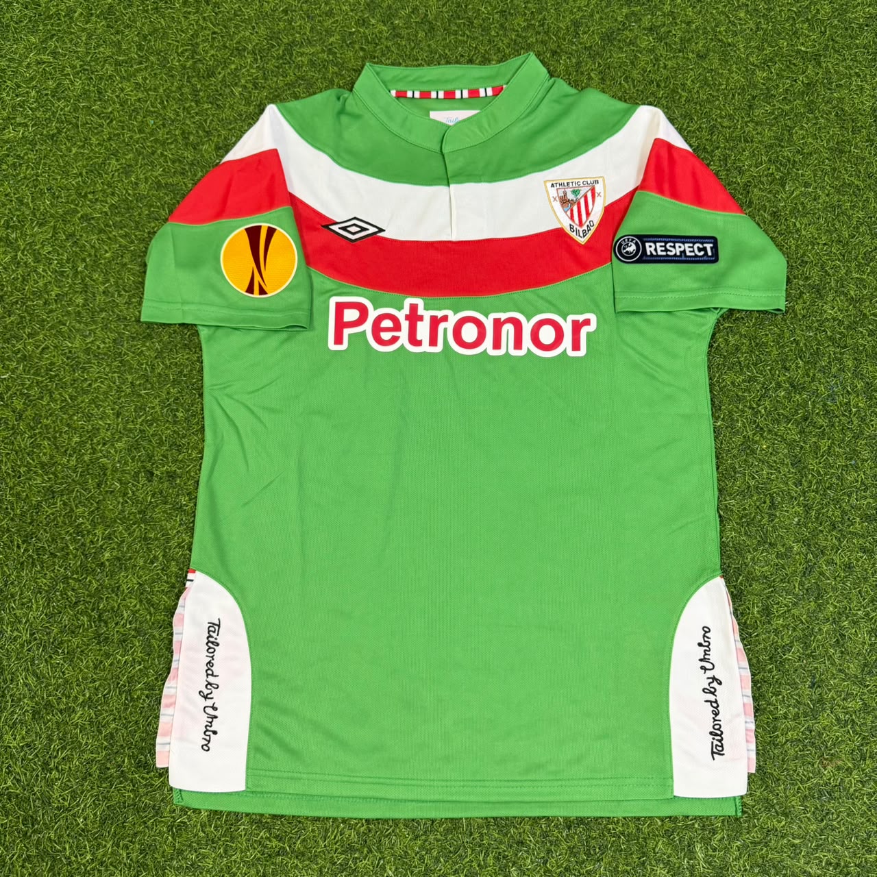 Andoni Iraola Athletic Bilbao 2012 UEFA Final Retro Football Jersey Kit