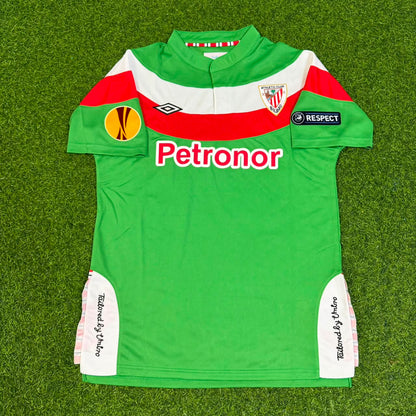 Andoni Iraola Athletic Bilbao 2012 UEFA Final Retro Football Jersey Kit