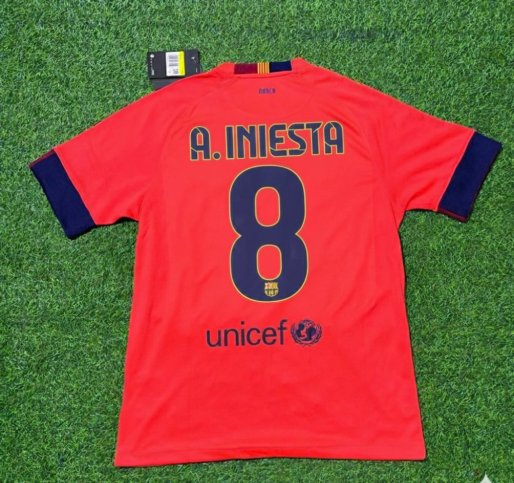 Andre İniesta 8- Barcelona 2014 Kit Season Retro Trikot Maillot Jersey