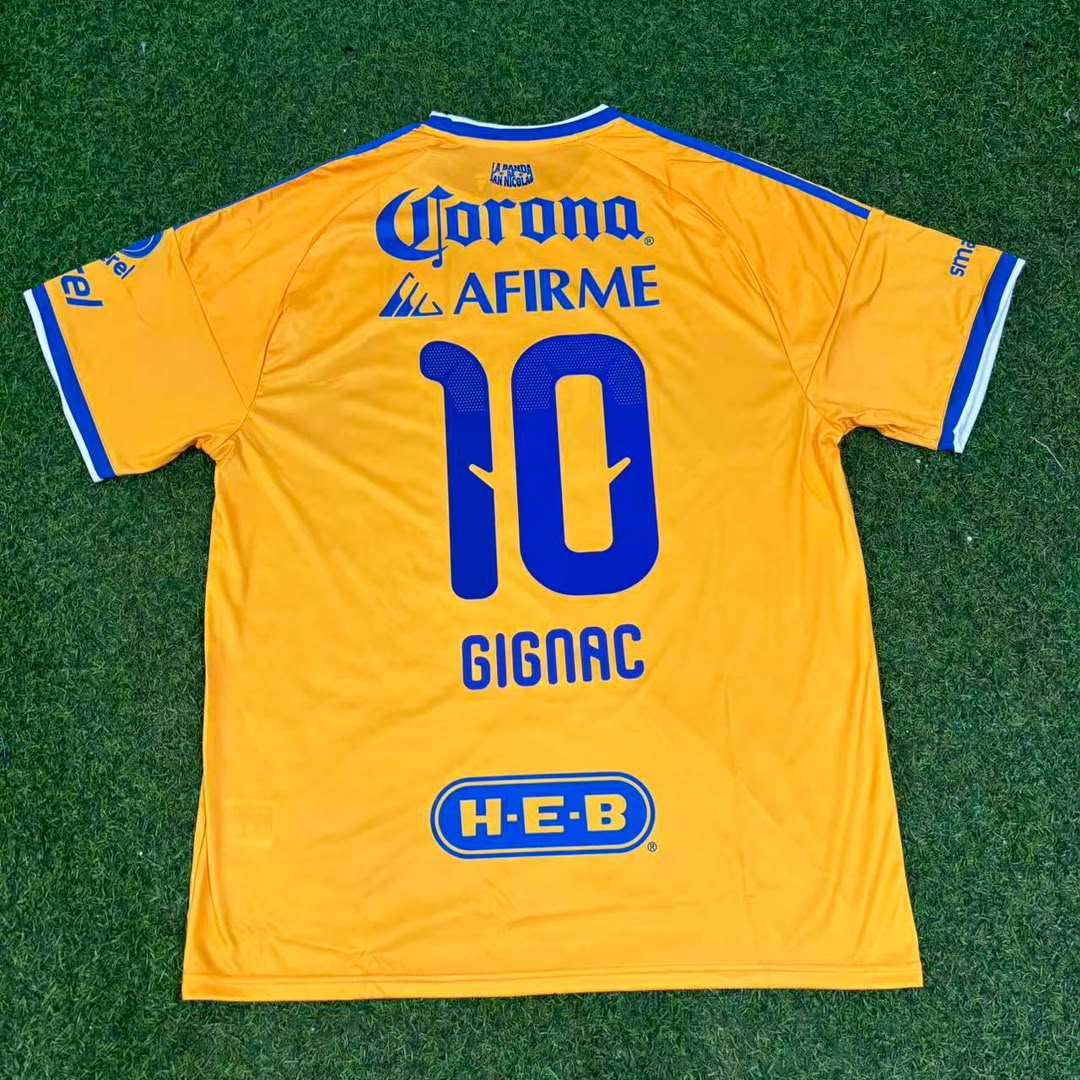 Andre Pierre Gignac Tigres 2026/2027 New Season Season Football Jersey