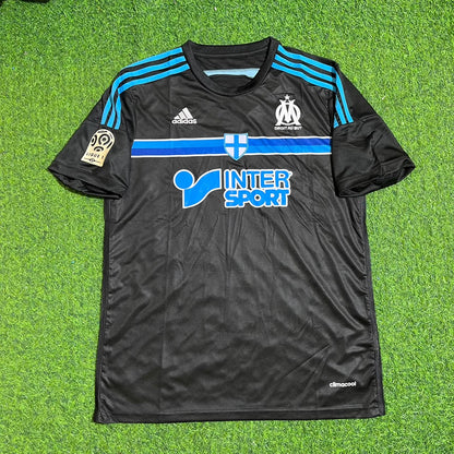 André-Pierre Gignac Olympique Marseille 2014/2015 Season Black Third Retro Kit Jersey Trikot Maillot