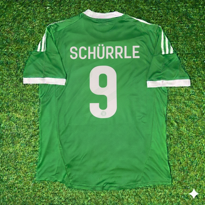 Andre Schürrle Germany EURO 2012 Green Retro Football Jersey