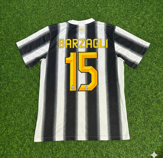 Andrea Barzagli Juventus Home 2011 2012 Season Retro Jersey Trikot