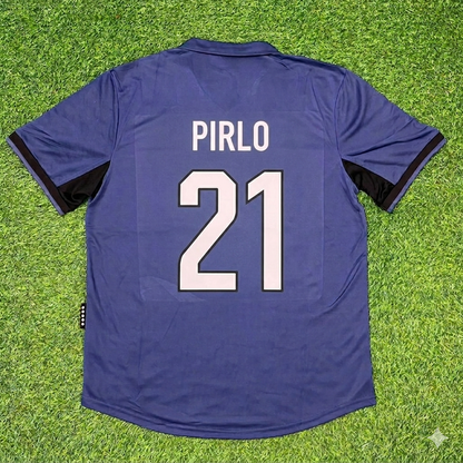 Andrea Pirlo #21 Inter Milan 1998-1999 Home Retro Football Jersey