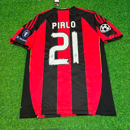 Andrea Pirlo 21 - Milan 2010/2011 Home Retro Jersey Trikot