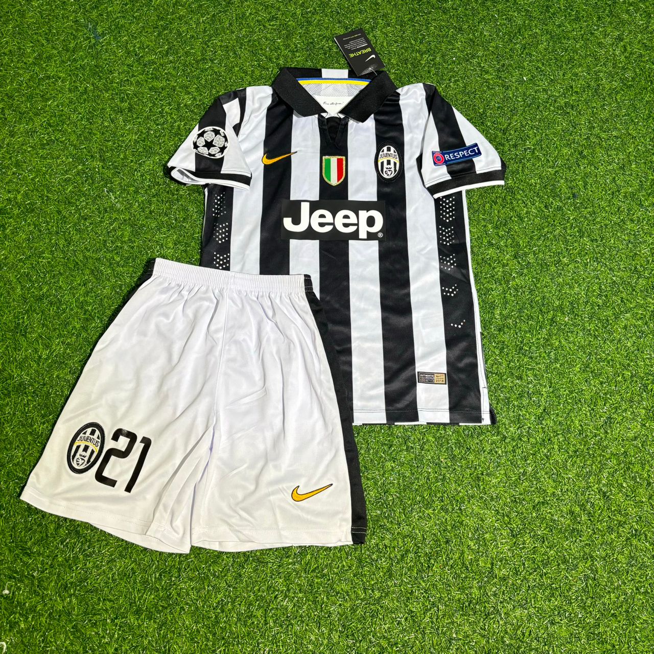 Andrea Pirlo Juventus 2014/2015 Retro Kids Football Jersey