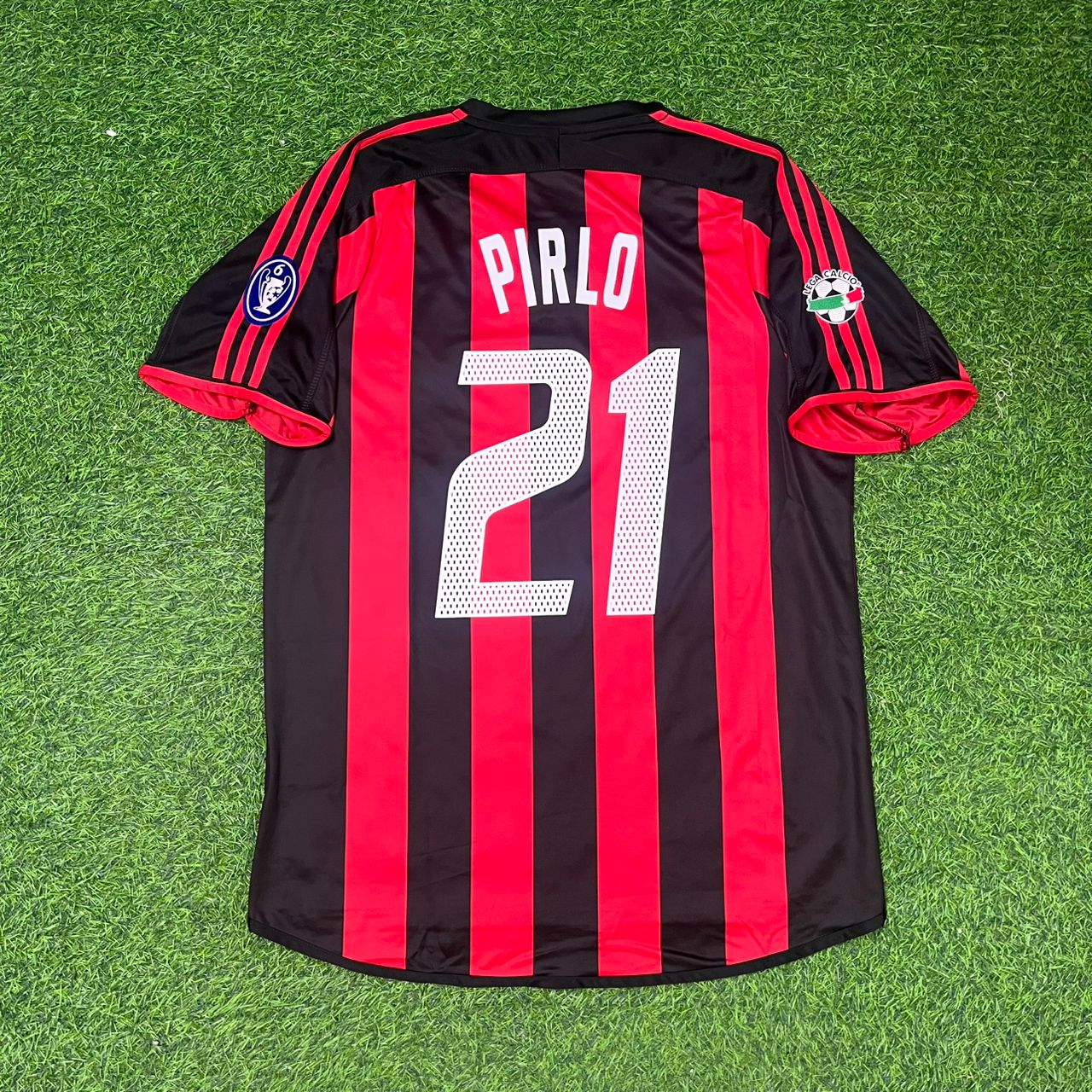Andrea Pirlo Milan 2003-2004 Home Retro Football Jersey