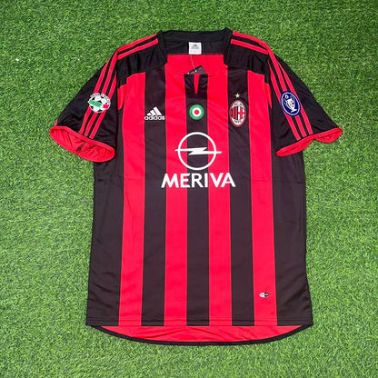 Andrea Pirlo Milan 2003-2004 Home Retro Football Jersey